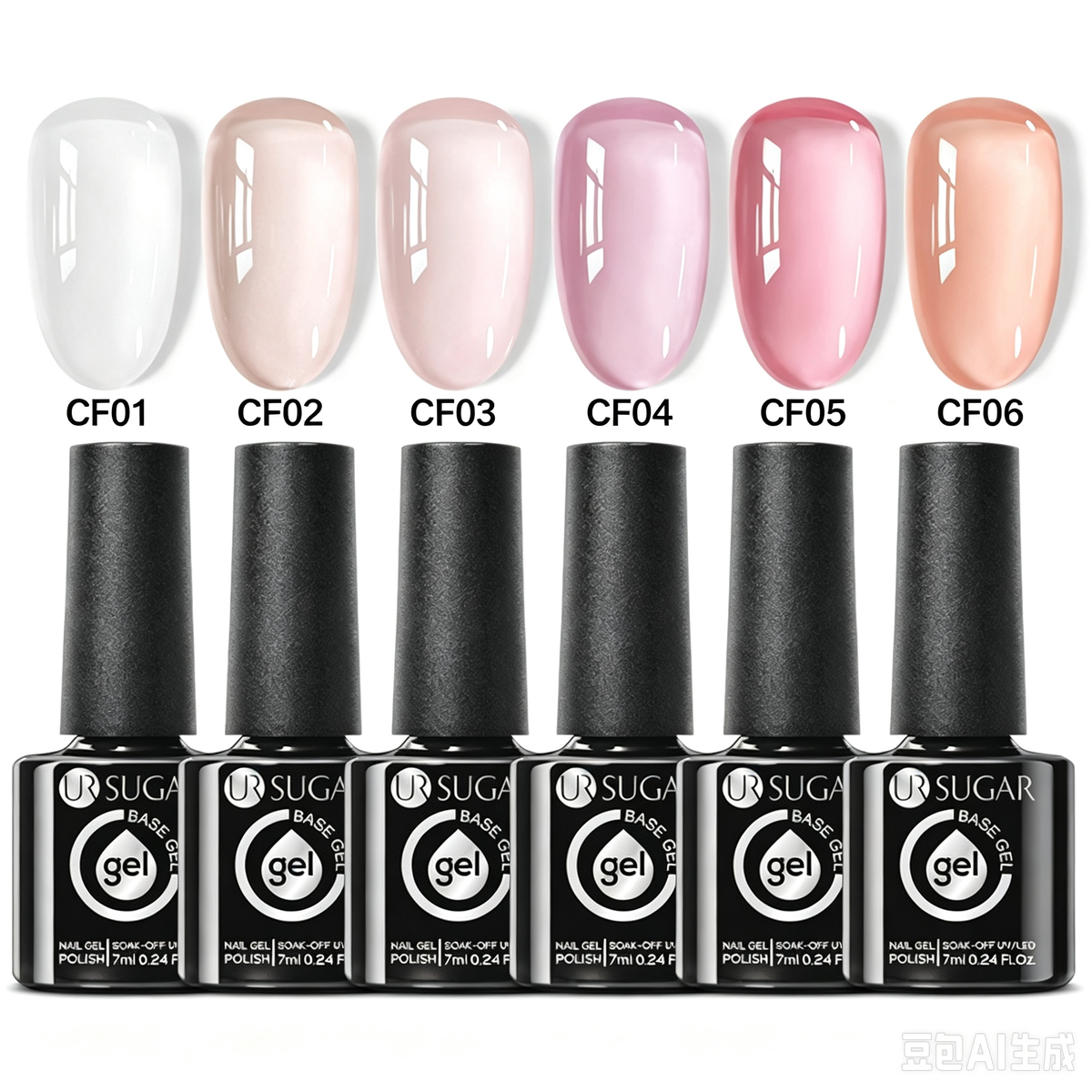 💅💅Lilac Glossy Mirror Nail Strengthener